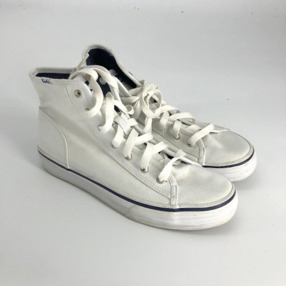 Keds Canvas High Top White Sneakers